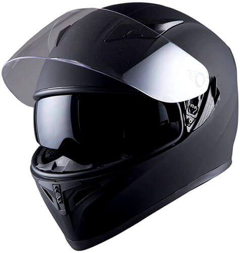 1Storm Motorcycle Full Face Helmet Dual Lens/Sun Visor