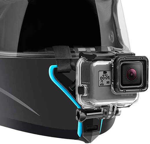 Lupholue Motorcycle Helmet Chin Strap Mount for GoPro